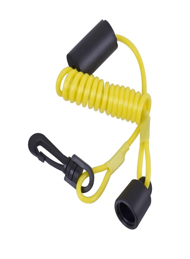 غطاء مفتاح تشغيل SeDeplacer 515-177-057 مع حبل تعليق عائم متوافق مع Seadoo المزود بنظام DESS، يناسب موديلات GTI GTX RXT RXP XP CHALLENGER من 1999 إلى 2014 (2014 وما قبلها) (أصفر) - Image 1